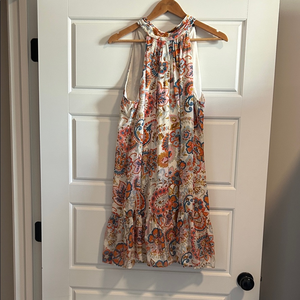 MSK Floral Print Midi Dress - Multicolor